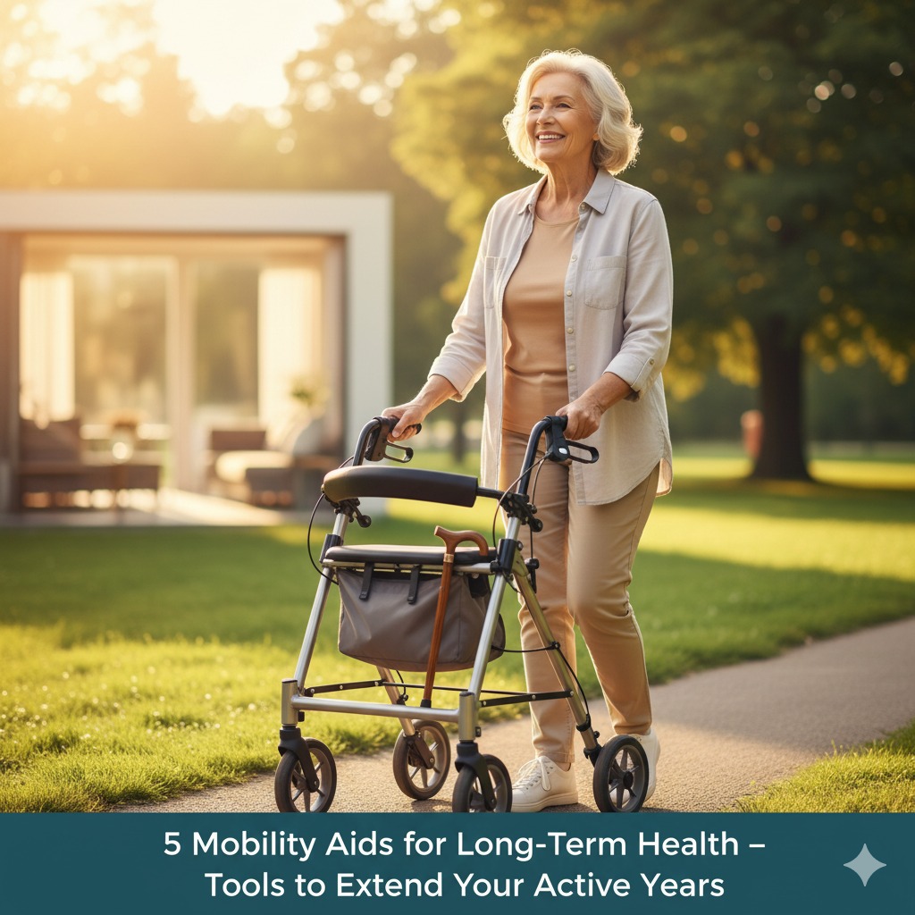5 Mobility Aids for Long-Term Health – Tools to Extend Your Active Years.
