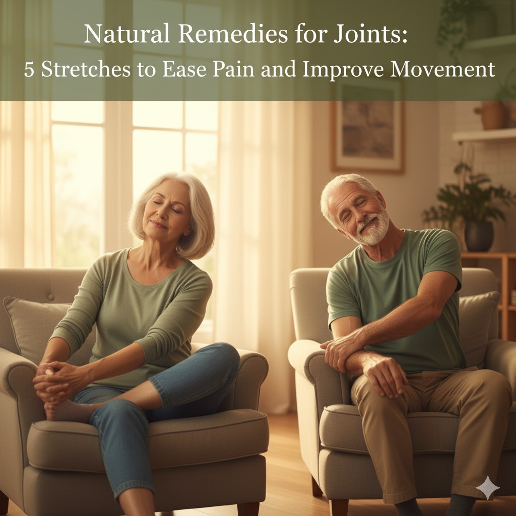 Natural Remedies for Joints: 5 Stretches to Ease Pain and Improve Movement.