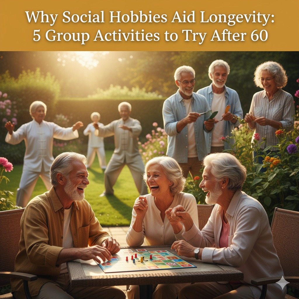 Why Social Hobbies Aid Longevity: 5 Group Activities to Try After 60.