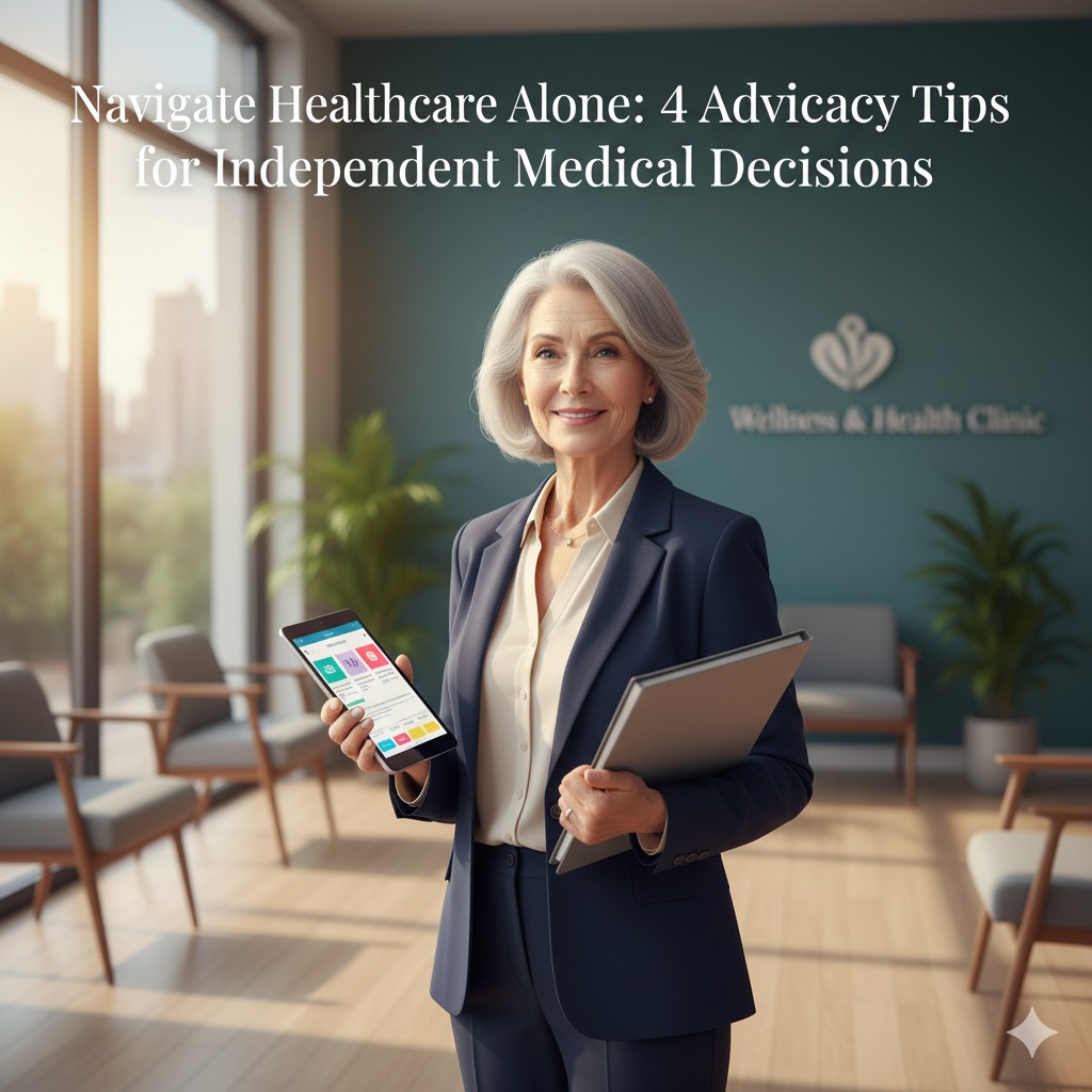 Navigate Healthcare Alone: 4 Advocacy Tips for Independent Medical Decisions.
